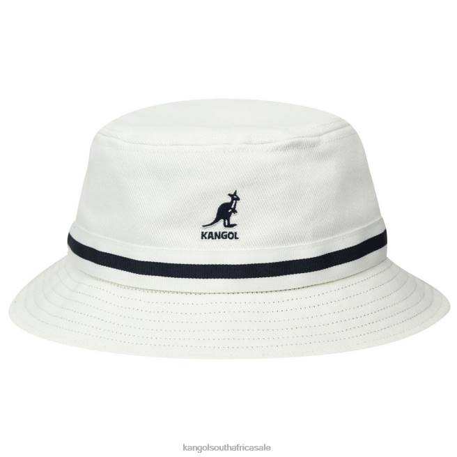 Kangol Unisex FB6D531 Stripe Lahinch Accessories White