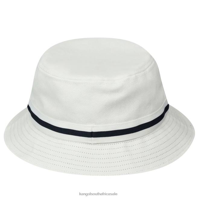 Kangol Unisex FB6D531 Stripe Lahinch Accessories White