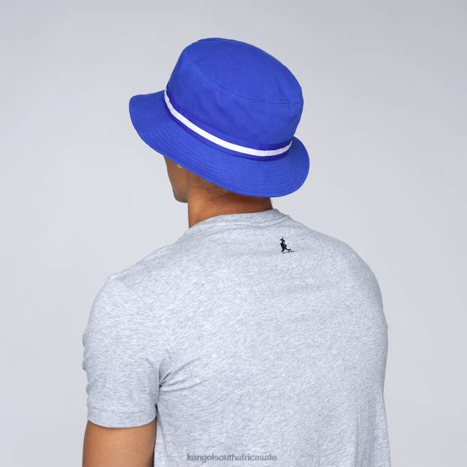 Kangol Unisex FB6D532 Stripe Lahinch Accessories Mykonos Blue