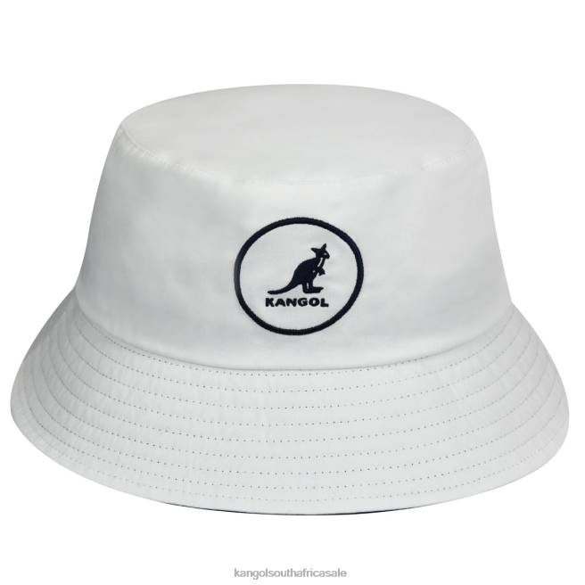 Kangol Unisex FB6D542 Cotton Bucket Accessories White