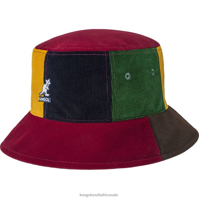 Kangol Unisex FB6D551 Contrast Pops Bucket Accessories Red Multi