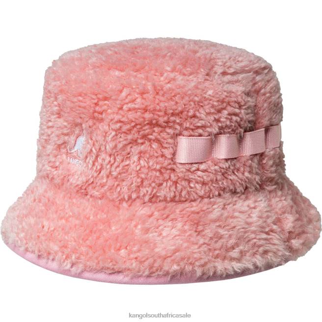 Kangol Unisex FB6D555 Faux Shearling Utility Bucket Accessories Pepto
