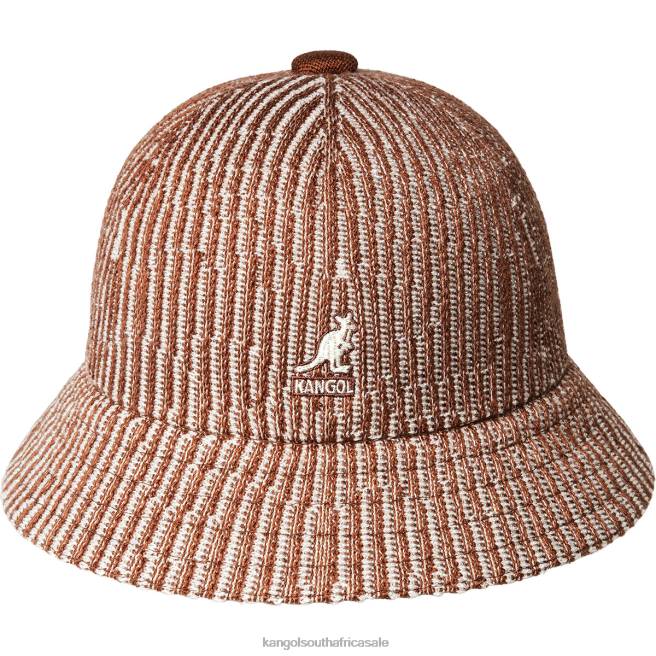 Kangol Unisex FB6D560 Contour Wave Casual Accessories Mahogany/Cream