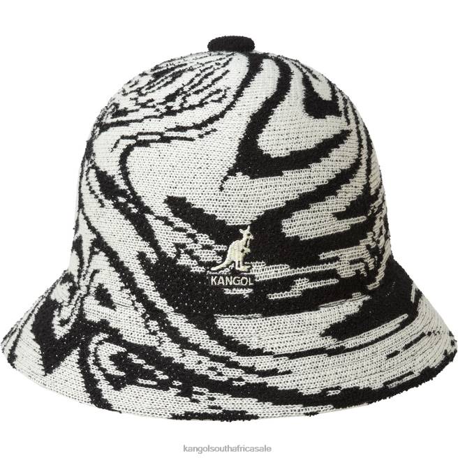 Kangol Unisex FB6D562 Liquify Casual Accessories Black/Cream