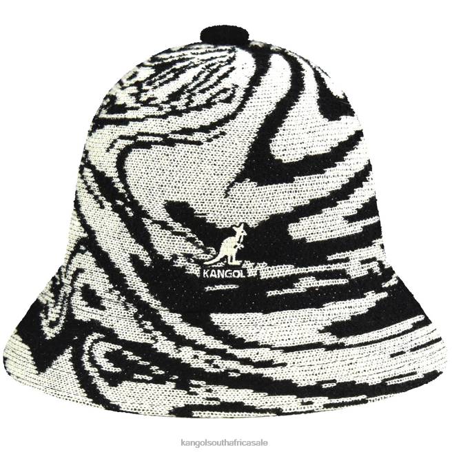 Kangol Unisex FB6D562 Liquify Casual Accessories Black/Cream