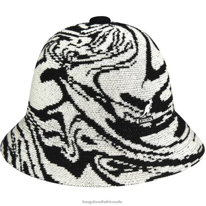 Kangol Unisex FB6D562 Liquify Casual Accessories Black/Cream