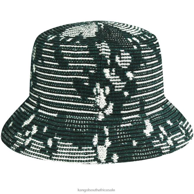Kangol Unisex FB6D565 Camo Rib Bucket Accessories Pine
