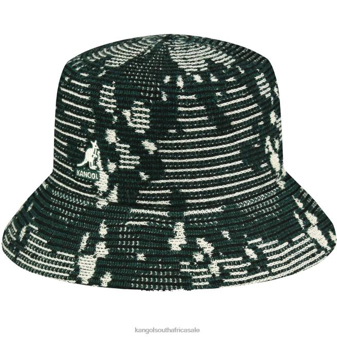 Kangol Unisex FB6D565 Camo Rib Bucket Accessories Pine