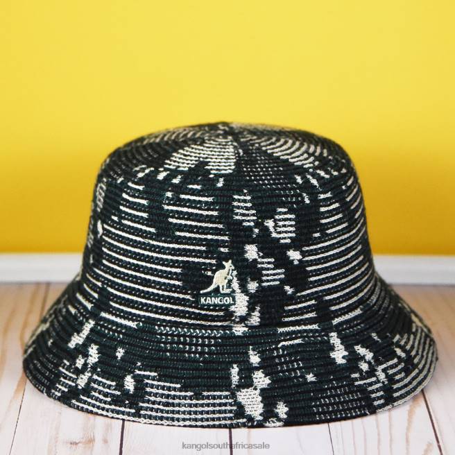 Kangol Unisex FB6D565 Camo Rib Bucket Accessories Pine