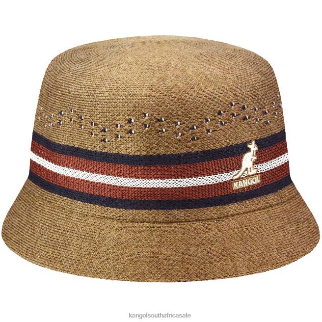 Kangol Unisex FB6D570 Slick Stripe Bin Accessories Camel