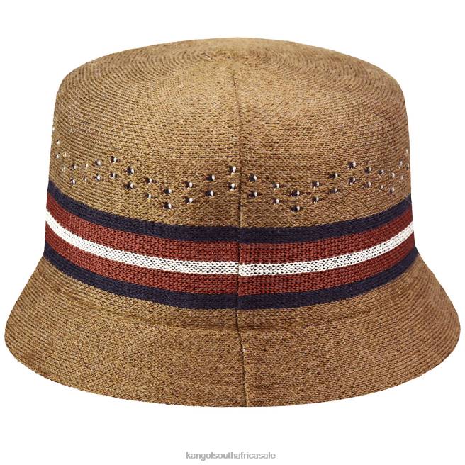 Kangol Unisex FB6D570 Slick Stripe Bin Accessories Camel