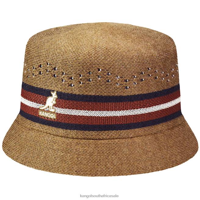 Kangol Unisex FB6D570 Slick Stripe Bin Accessories Camel