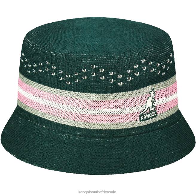 Kangol Unisex FB6D571 Slick Stripe Bin Accessories Pine