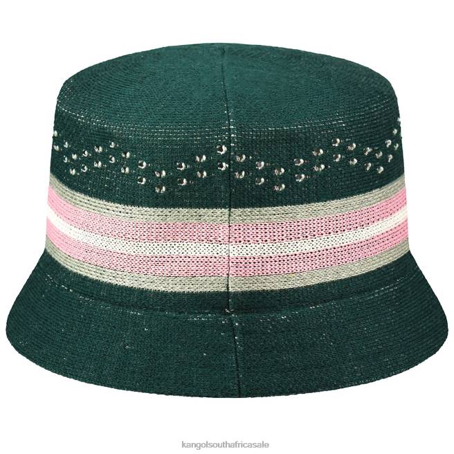 Kangol Unisex FB6D571 Slick Stripe Bin Accessories Pine