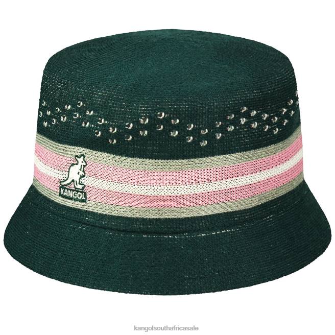 Kangol Unisex FB6D571 Slick Stripe Bin Accessories Pine