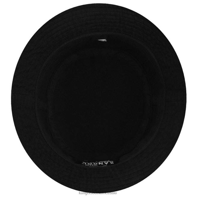 Kangol Unisex FB6D578 Washed Bucket Hat Accessories Black