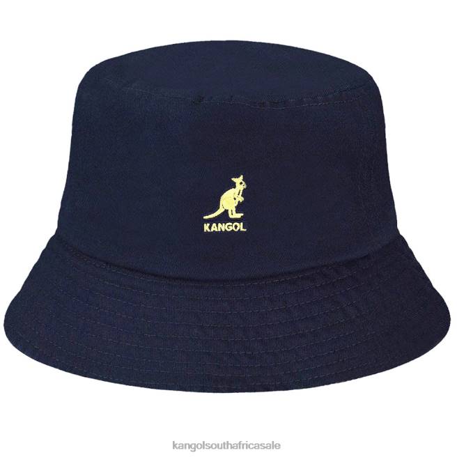 Kangol Unisex FB6D580 Washed Bucket Hat Accessories Navy
