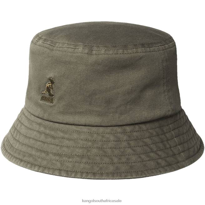 Kangol Unisex FB6D582 Washed Bucket Hat Accessories Smog