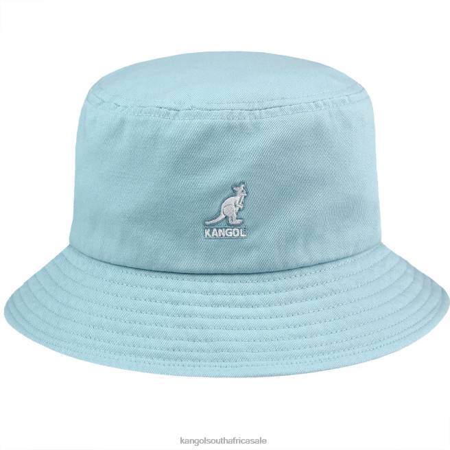 Kangol Unisex FB6D584 Washed Bucket Hat Accessories Blue Tint