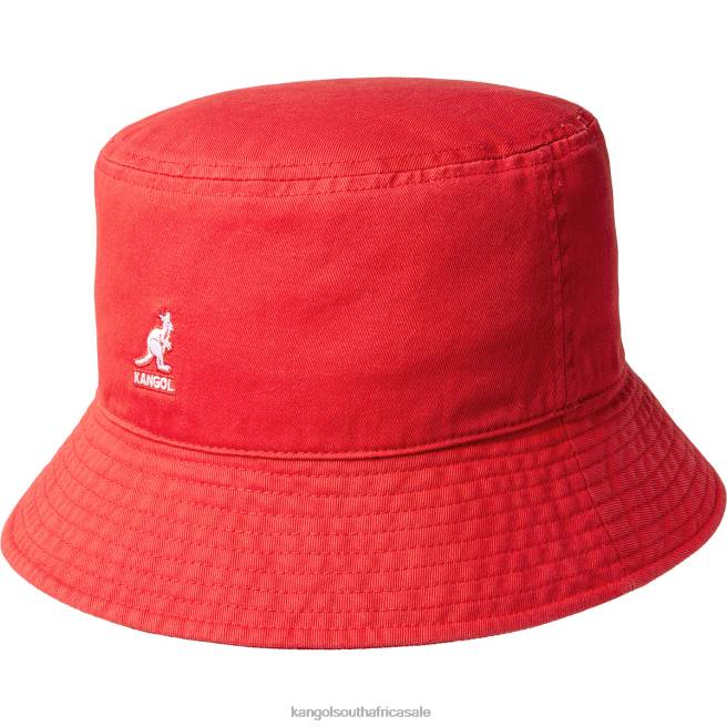 Kangol Unisex FB6D589 Washed Bucket Hat Accessories Cherry Glow