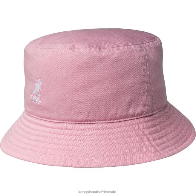 Kangol Unisex FB6D590 Washed Bucket Hat Accessories Pepto