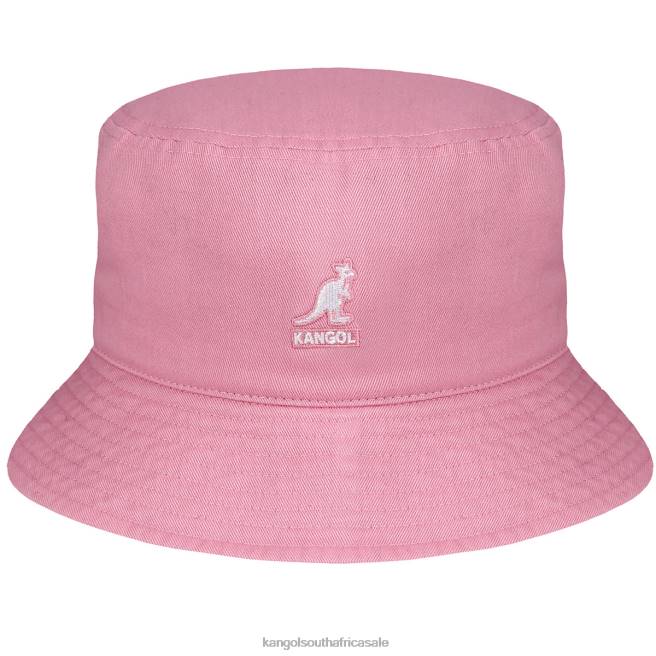Kangol Unisex FB6D590 Washed Bucket Hat Accessories Pepto