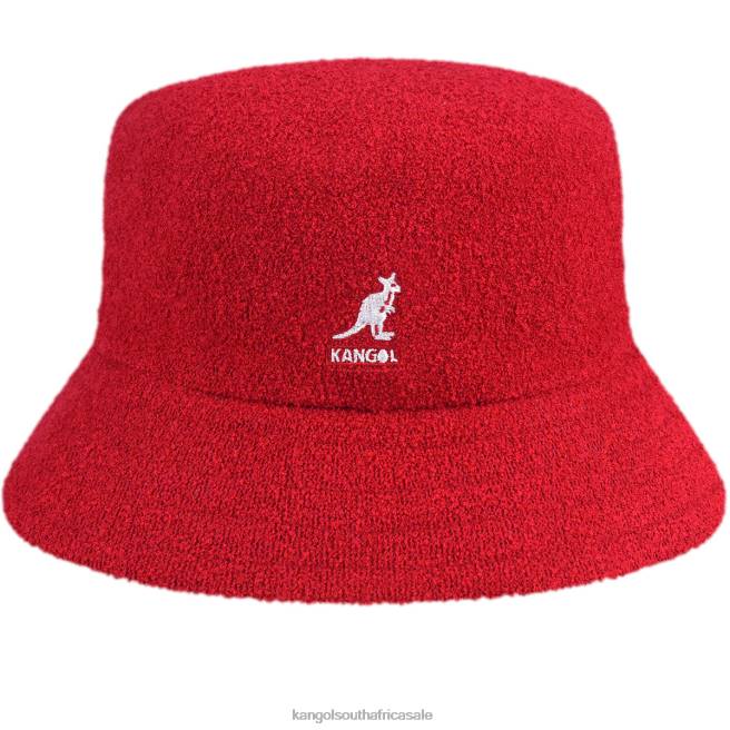 Kangol Unisex FB6D620 Bermuda Bucket Accessories Scarlet