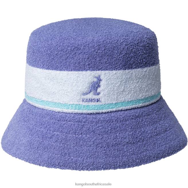Kangol Unisex FB6D647 Bermuda Stripe Bucket Accessories Iced Lilac