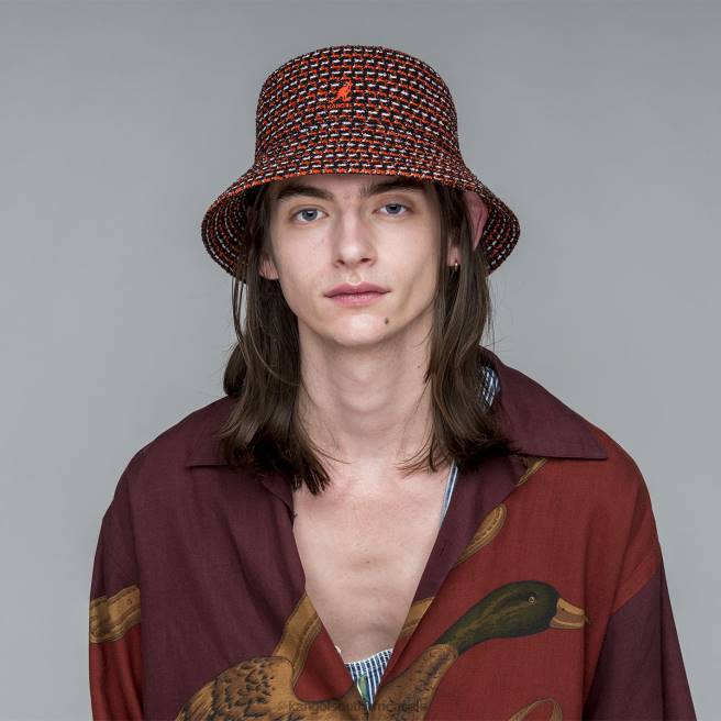 Kangol Unisex FB6D661 Maze Jacquard Bucket Accessories Black