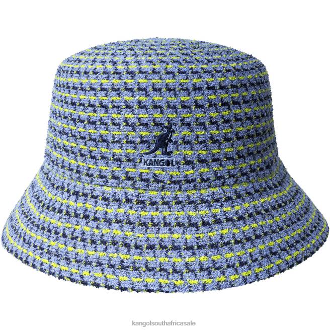 Kangol Unisex FB6D663 Maze Jacquard Bucket Accessories Iced Lilac