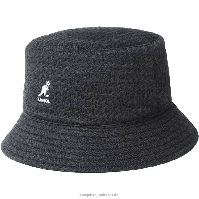 Kangol Unisex FB6D674 Embossed Reversible Bucket Accessories Black
