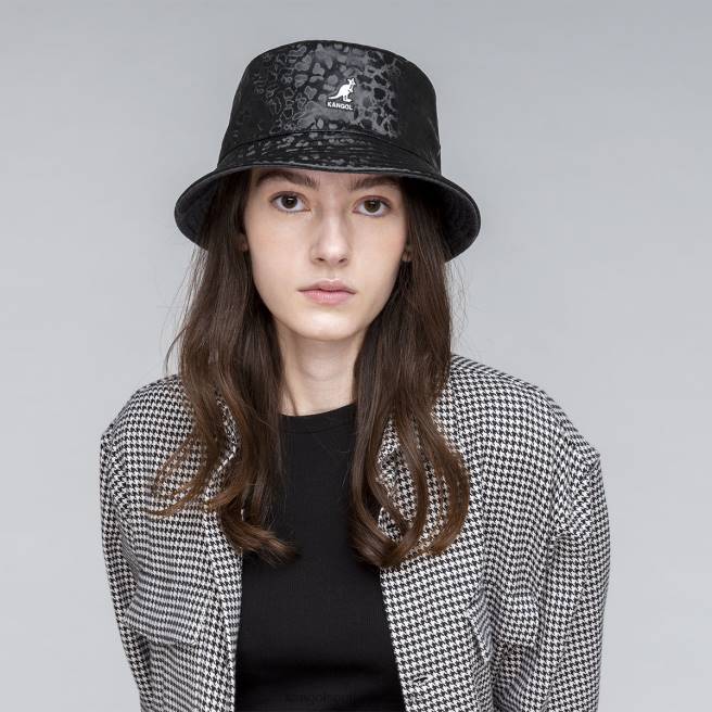 Kangol Unisex FB6D674 Embossed Reversible Bucket Accessories Black
