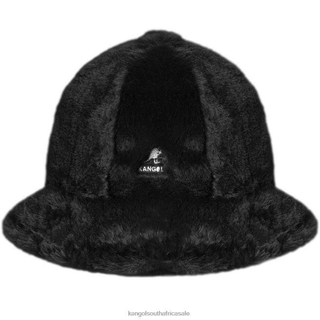 Kangol Unisex FB6D697 Faux Fur Casual Accessories Black