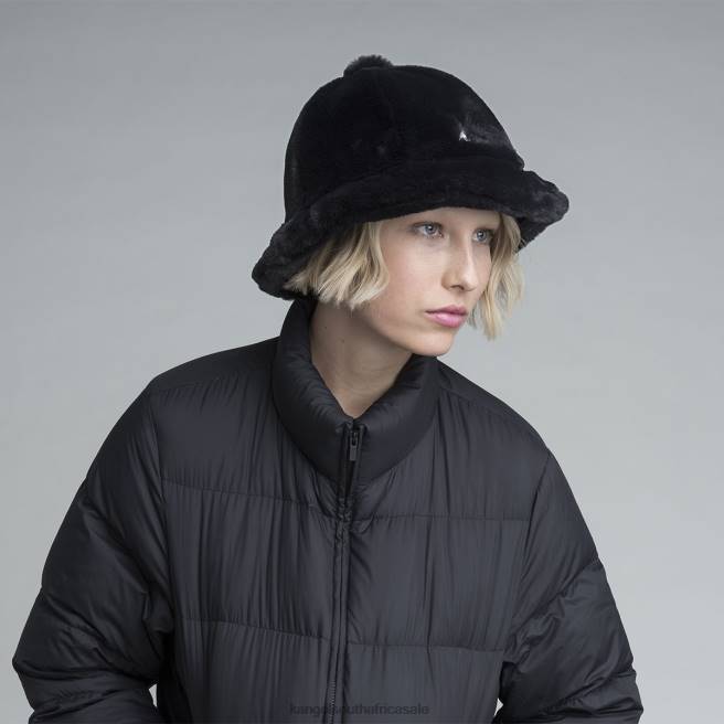 Kangol Unisex FB6D697 Faux Fur Casual Accessories Black