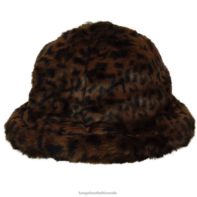 Kangol Unisex FB6D700 Faux Fur Casual Accessories Leopard