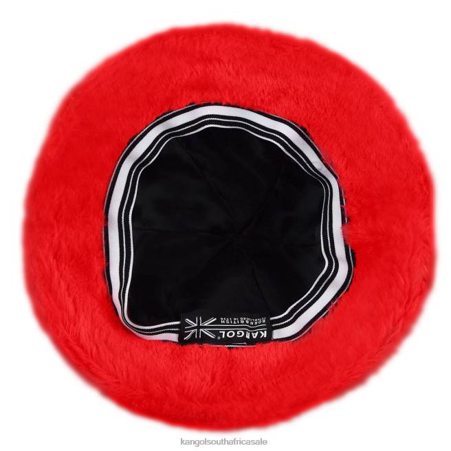 Kangol Unisex FB6D701 Faux Fur Casual Accessories Scarlet