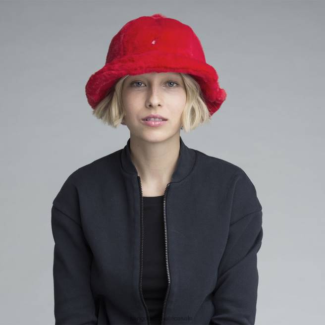 Kangol Unisex FB6D701 Faux Fur Casual Accessories Scarlet