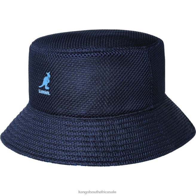 Kangol Unisex FB6D704 Double Pattern Bucket Accessories Navy