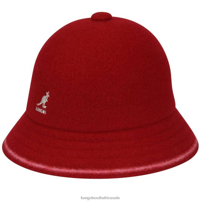 Kangol Unisex FB6D741 Stripe Casual Accessories Red/Off White