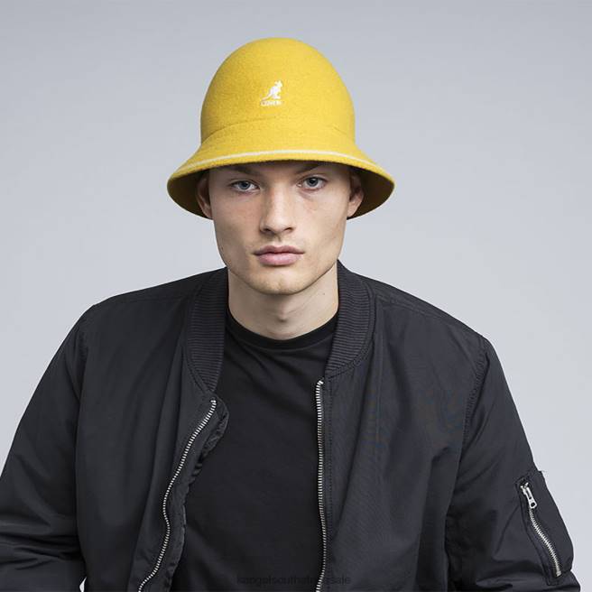 Kangol Unisex FB6D743 Stripe Casual Accessories Marigold