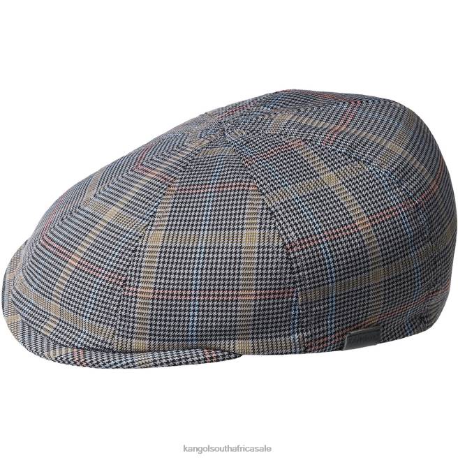 Kangol Unisex FB6D774 Pattern Flexfit Cap Accessories Grey Plaid