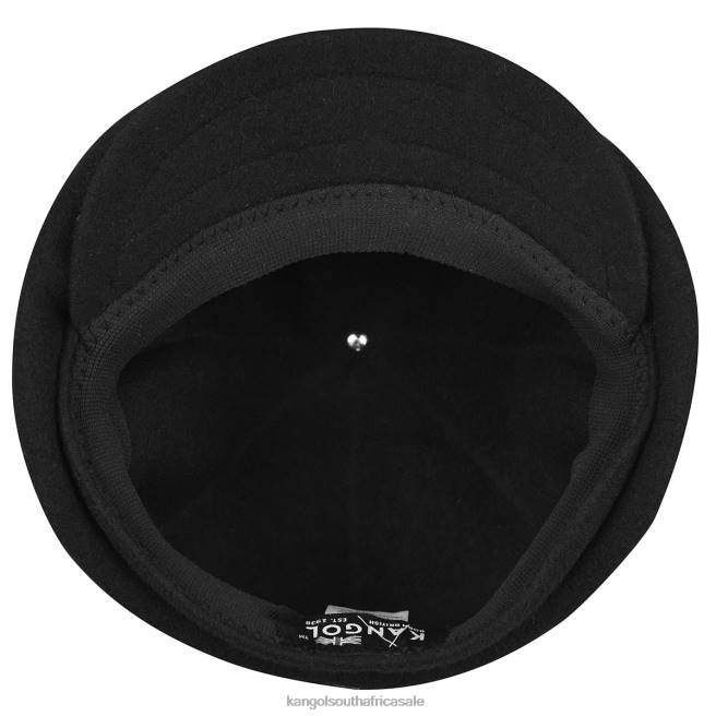 Kangol Unisex FB6D789 Wool Hawker Accessories Black