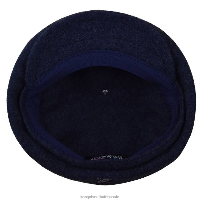 Kangol Unisex FB6D793 Wool Hawker Accessories Navy Marl