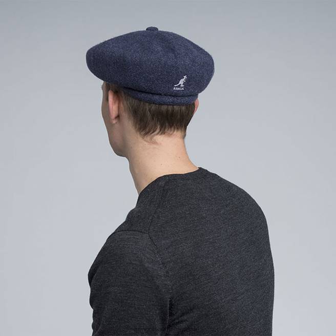Kangol Unisex FB6D793 Wool Hawker Accessories Navy Marl
