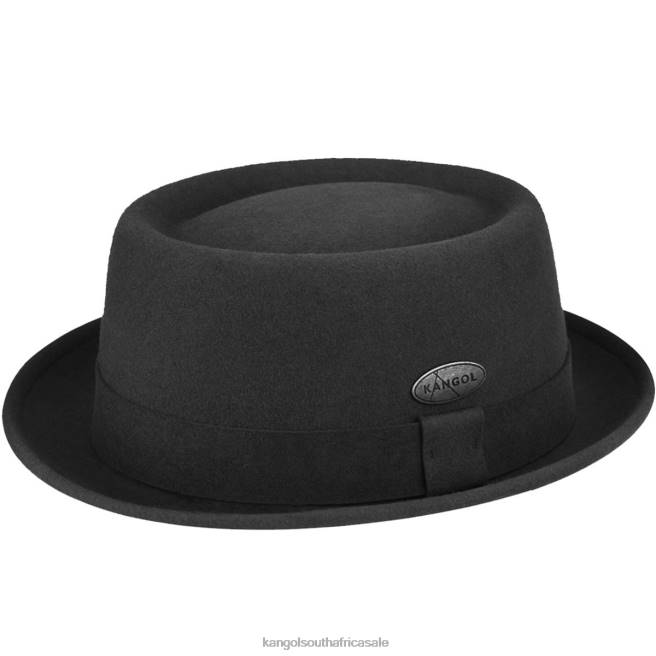 Kangol Unisex FB6D795 LiteFelt Pork Pie Accessories Black
