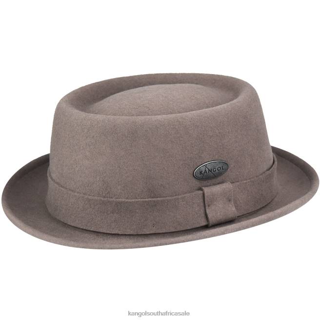 Kangol Unisex FB6D796 LiteFelt Pork Pie Accessories Cocoa