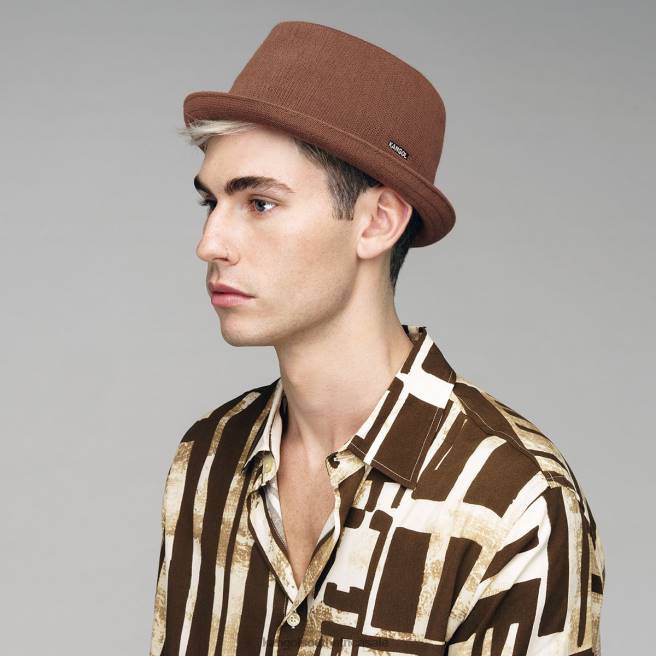 Kangol Unisex FB6D808 Bamboo Mowbray Accessories Mahogany