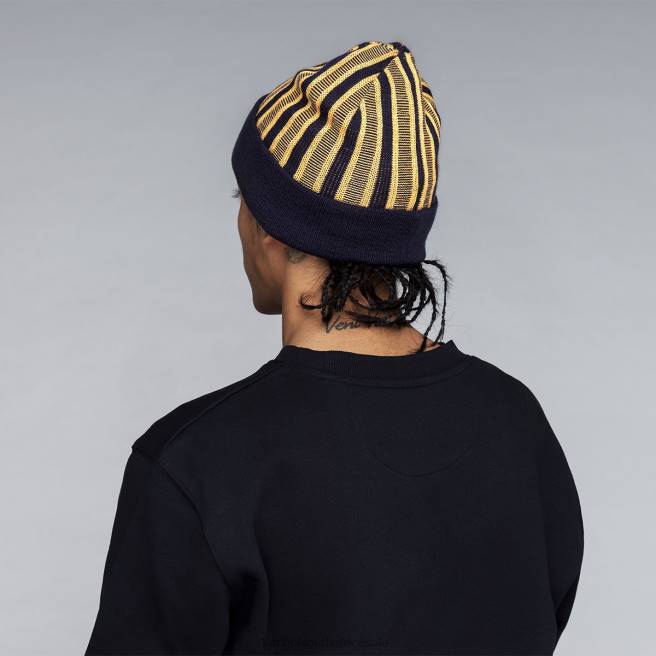 Kangol Unisex FB6D809 Rib Stripe Rev Beanie Accessories Black