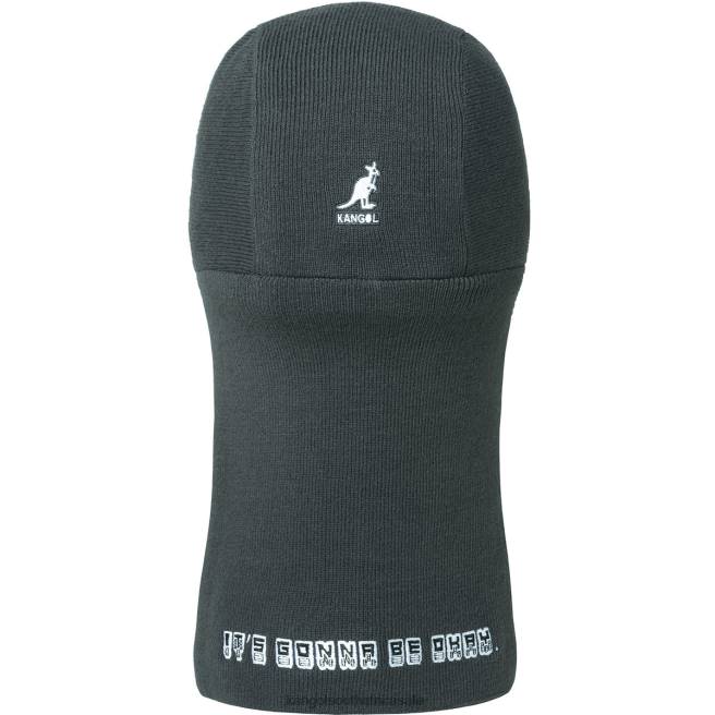 Kangol Unisex FB6D811 Okay Folding Balaclava Accessories Charcoal