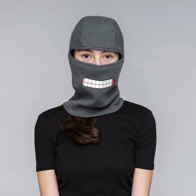 Kangol Unisex FB6D811 Okay Folding Balaclava Accessories Charcoal